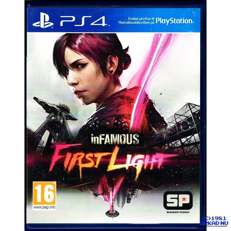 INFAMOUS FIRST LIGHT PS4