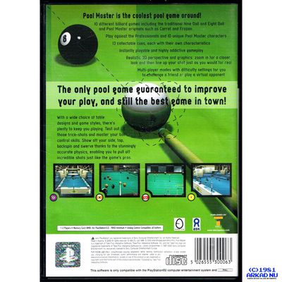 POOL MASTER PS2