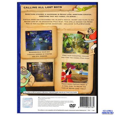DISNEY'S PETER PAN THE LEGEND OF NEVER LAND PS2