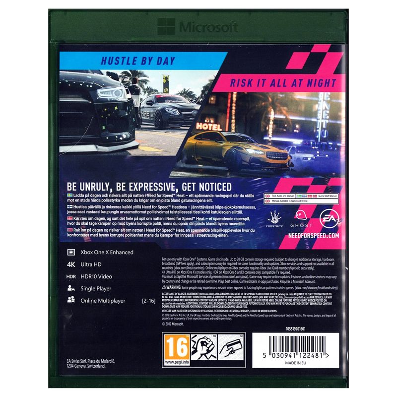 NEED FOR SPEED HEAT XBOX ONE