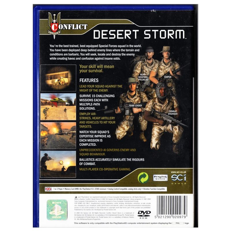 CONFLICT DESERT STORM PS2