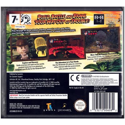 LEGO INDIANA JONES THE ORIGINAL ADVENTURE DS