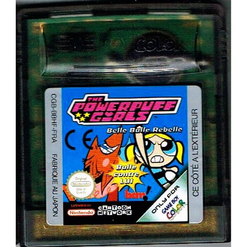 POWERPUFF GIRLS BELLE BULLE REBELLE GBC FRANSK
