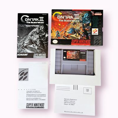 CONTRA III THE ALIEN WARS SNES NTSC USA