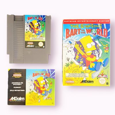 BART VS THE WORLD NES SCN