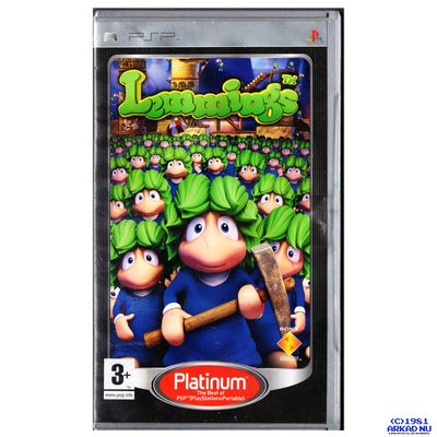 LEMMINGS PSP TYSK FRANSK UTGÅVA