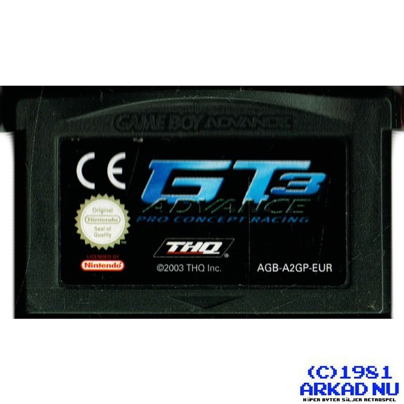 GT ADVANCED 3 PRO CONCEPT RACING GBA