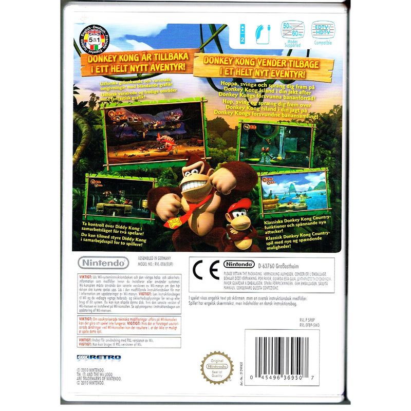 DONKEY KONG COUNTRY RETURNS WII