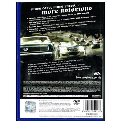 NEED FOR SPEED MOST WANTED BLACK EDITION PS2