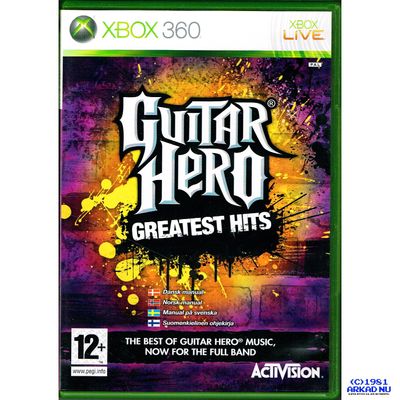 GUITAR HERO GREATEST HITS XBOX 360