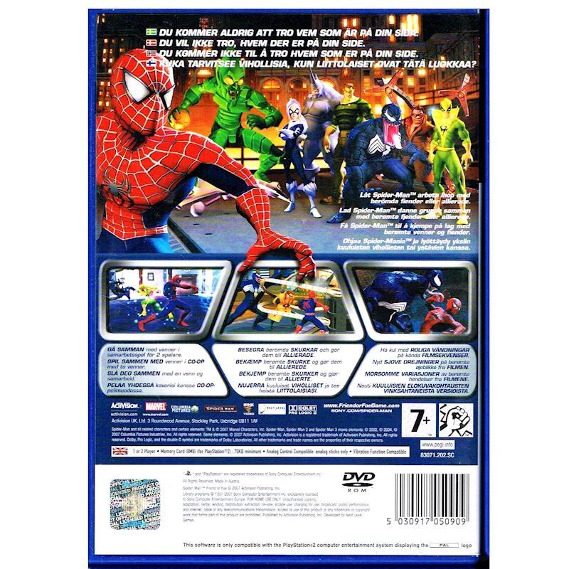 SPIDER-MAN FRIEND OR FOE PS2