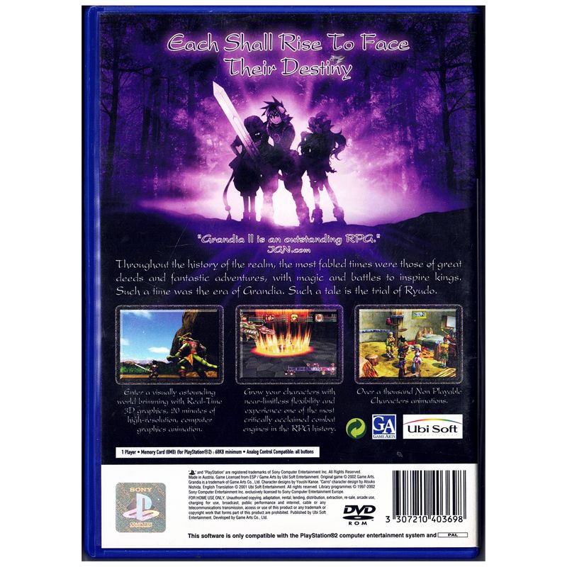 GRANDIA II PS2