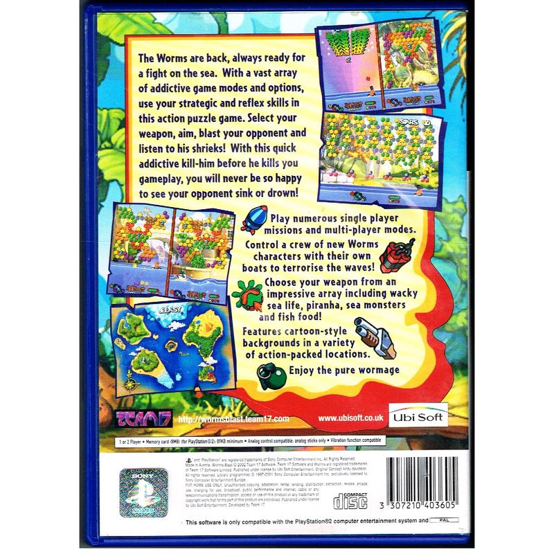 WORMS BLAST PS2