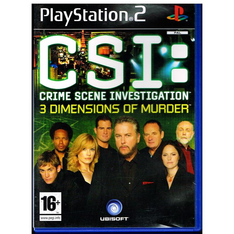 CSI CRIME SCENE INVESTIGATION 3 DIMENSIONS OF MURDER PS2