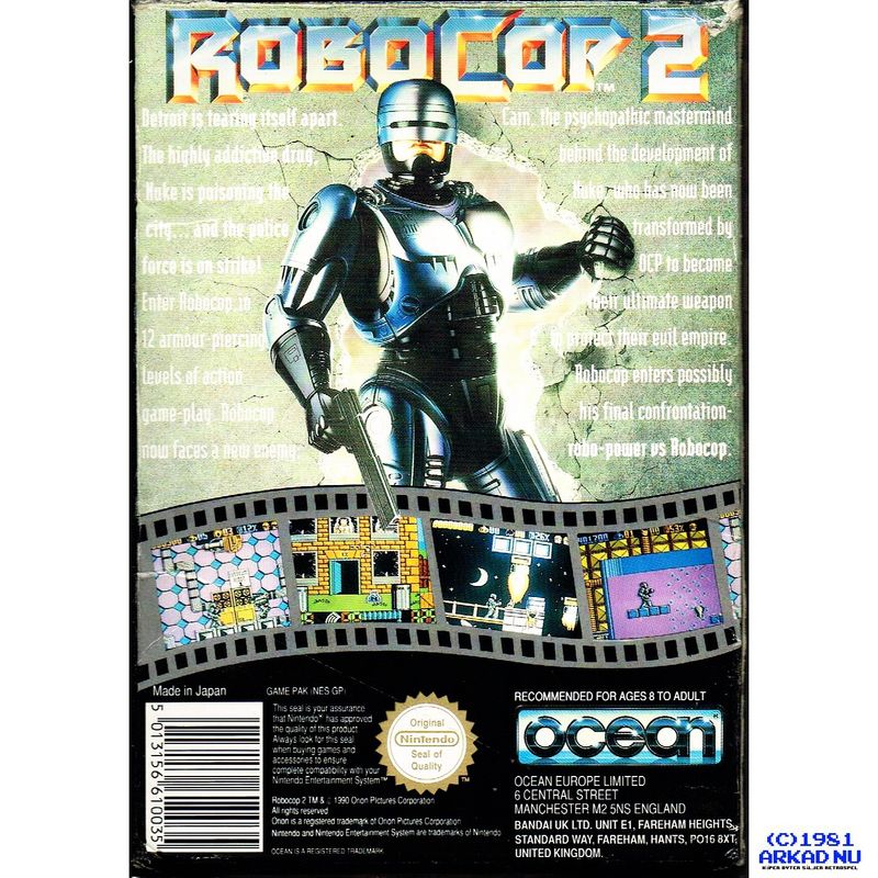 ROBOCOP 2 NES PAL-A