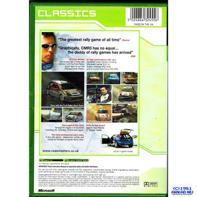 COLIN MCRAE RALLY 3 XBOX