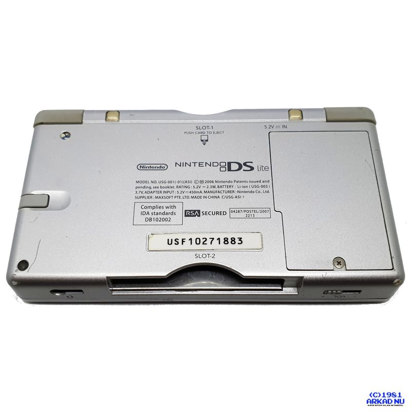 NINTENDO DS LITE SILVER