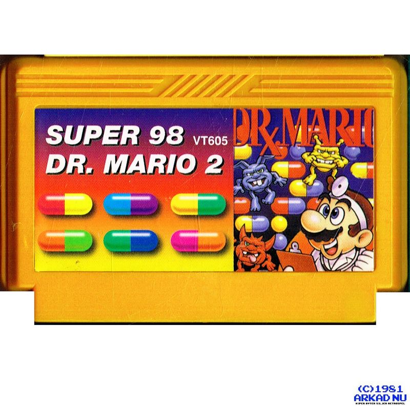 SUPER 98 DR MARIO 2 FAMICOM BOOTLEG