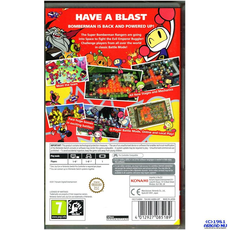 SUPER BOMBERMAN R SWITCH