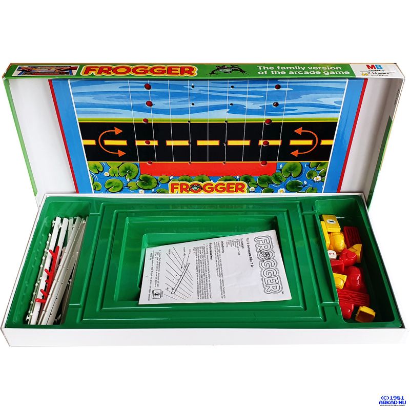 FROGGER MB MILTON BRADLEY BRÄDSPEL