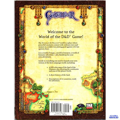 DUNGEONS & DRAGONS GAZETTEER D20