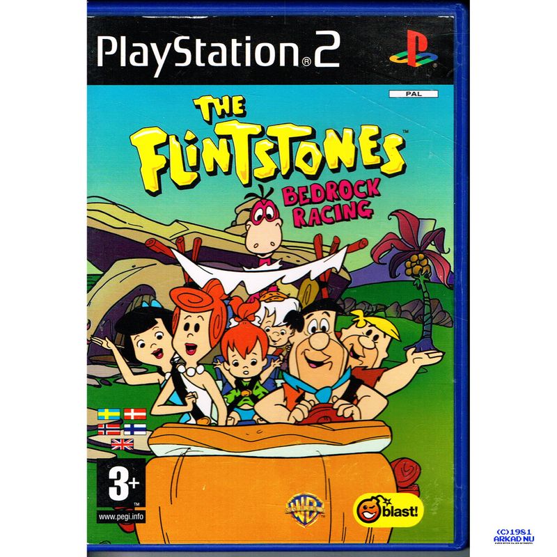 THE FLINTSTONES BEDROCK RACING PS2