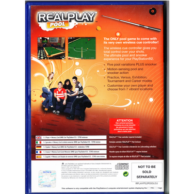 REALPLAY POOL PS2