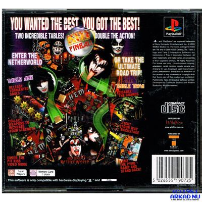 KISS PINBALL PS1