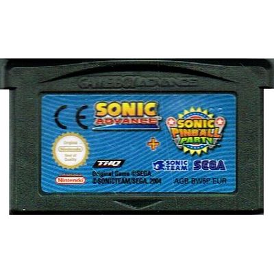 SONIC ADVANCE + SONIC PINBALL PARTY GBA