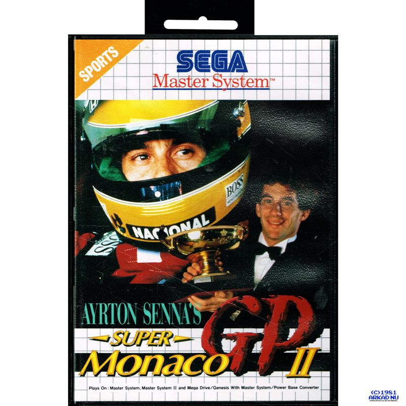 AYRTON SENNAS SUPER MONACO GP 2 MASTERSYSTEM