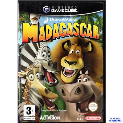 MADAGASCAR GAMECUBE ITALIENSK