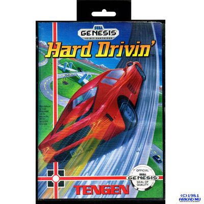 HARD DRIVING SEGA GENESIS / MEGADRIVE