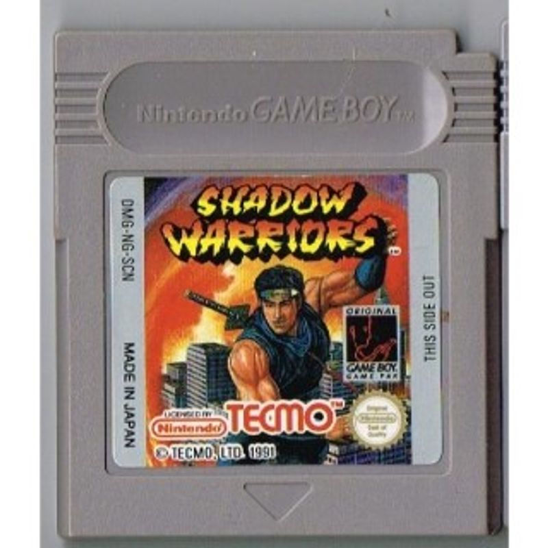 SHADOW WARRIORS GAMEBOY