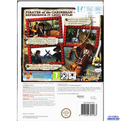 LEGO PIRATES OF THE CARIBBEAN WII