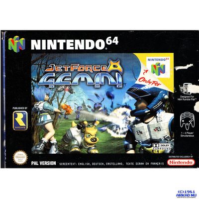 JET FORCE GEMINI N64 NINTENDO 64