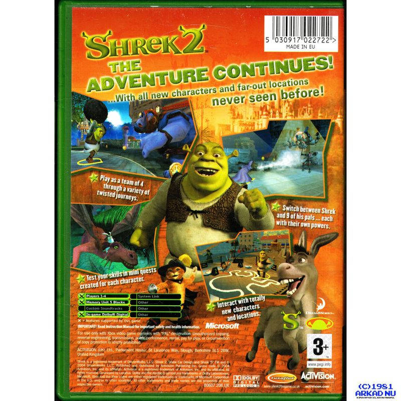 SHREK 2 XBOX