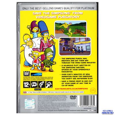 THE SIMPSONS GAME PS2