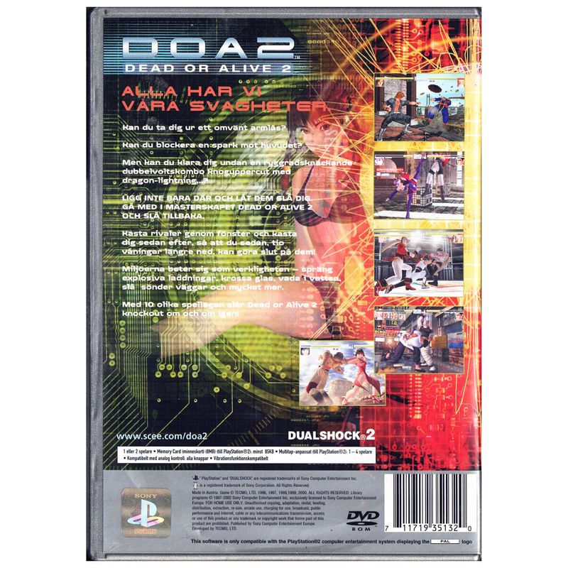 DEAD OR ALIVE 2 PS2