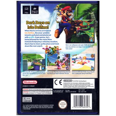 SUPER MARIO SUNSHINE GAMECUBE