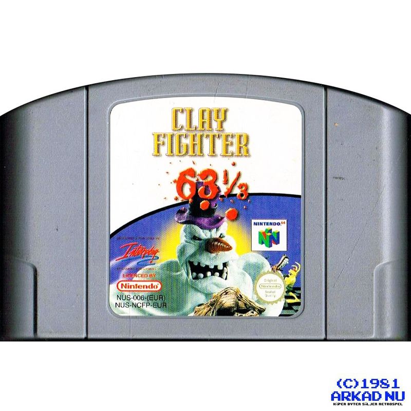 CLAY FIGHTER 63 1/3 N64