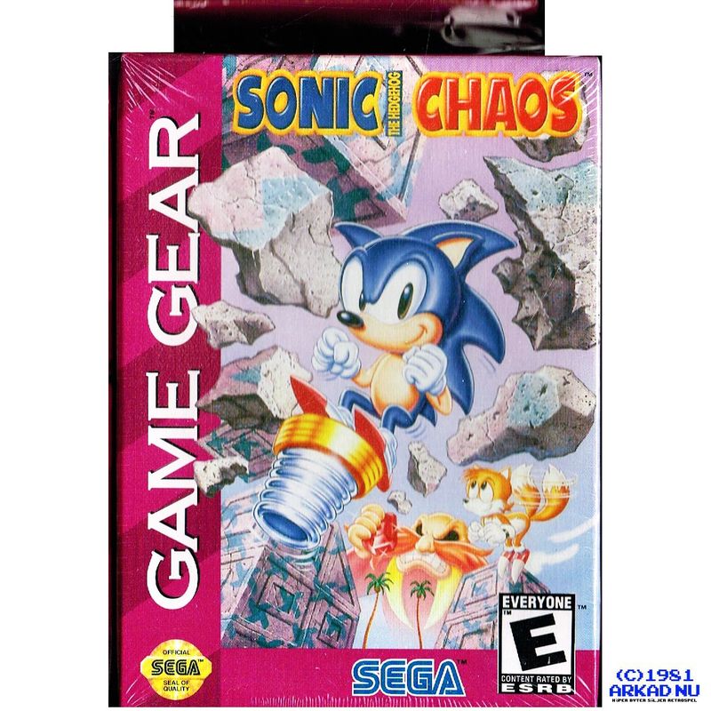 SONIC CHAOS GAME GEAR INPLASTAT