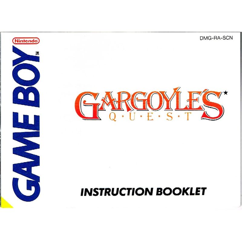 GARGOYLES QUEST GAMEBOY SCN