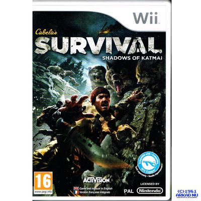 CABELAS SURVIVAL SHADOWS OF KATMAI WII