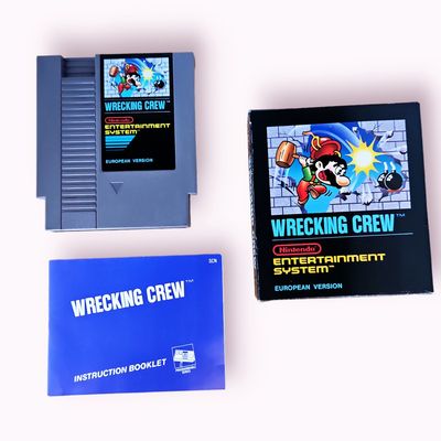 WRECKING CREW NES SCN 5 SKRUVARS SVENSK FÖRSTA UTGÅVA