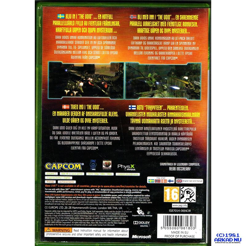 DARK VOID XBOX 360