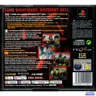 RESIDENT EVIL SURVIVOR PS1