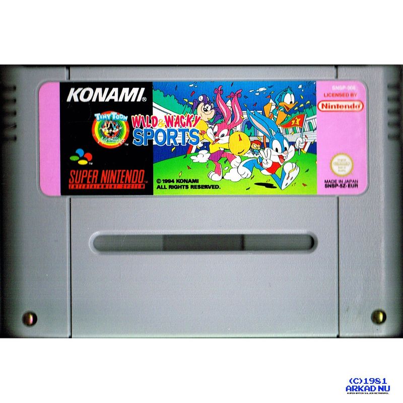 TINY TOON ADVENTURES WILD WACKY SPORTS SNES