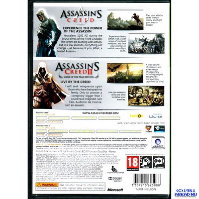 ASSASSINS CREED DOUBLE PACK XBOX 360