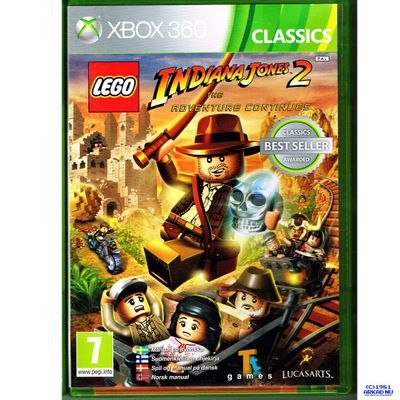 LEGO INDIANA JONES 2 THE ADVENTURE CONTINUES XBOX 360 CLASSICS