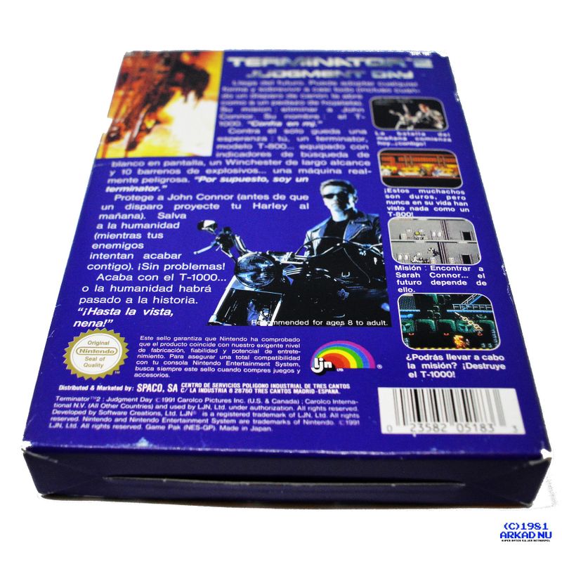 TERMINATOR 2 NES MED SVENSK A4 MANUAL